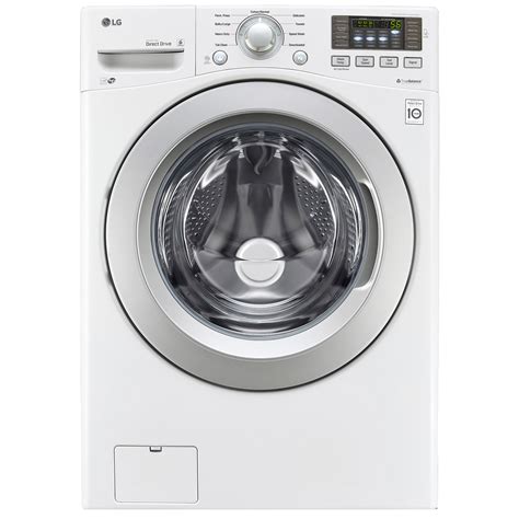 LG WM3270CW: Large Front Load Washer with ColdWash 